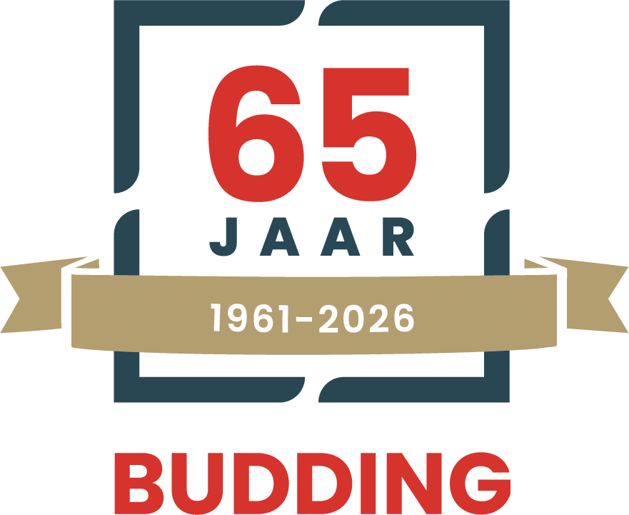 logo budding_65jaar V